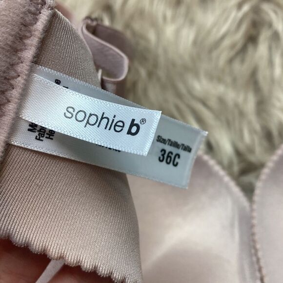 Sophie b. Push-up Satin Invisible Edge Hidden Flexible Comfort Wire Bra - Picture 5 of 7